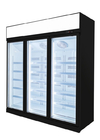 Upright Glass Door Freezer Frozen Display For Ice Cream Mrożone mięso