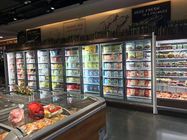 5Door Supermarket Freezer Display Biały kolor Supermarket Frozen Showcase