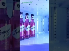Light Luxury Cold Beverage Display Chiller Beer 2 Or 3 Door Display Fridge
