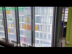 Green Health Customized Commercial Glass Door Fridge Cooler dla wina na napoje 1463L