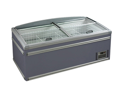 Zielona Zdrowie Komercyjna Wyspa Zamrażarka Supermarket Chłodnia Popsicles Zamrażarka głęboka