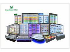 Komercyjny lodówka z wystawieniem pionowym z niską temperaturą dla mięsa i owoców morza