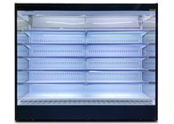 Szybka chłodnicza komercyjna wielopokładowy wyświetlacz Otwarty przedni agregat chłodniczy Niski poziom hałasu