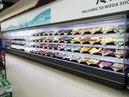 Supermarket Vegetable Multideck Open Chiller / Display Refrigerator Oszczędność energii