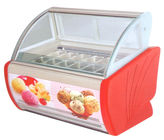 R404a Commercial Ice Cream Display Zamrażarka -22 ° C / -18 ° C Dla sklepu