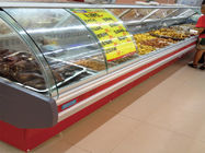 Wyświetlacz lodówki Deli ze stali nierdzewnej Custom For Supermarket