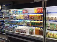 Kupuj Witryna chłodnicza Wielopokładowy otwarty agregat chłodniczy z nocną zasłoną