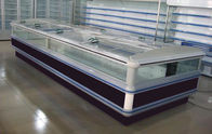 Fan Cooling Supermarket Island Freezer Z lodówką Bitzer / Commercial Meat Display