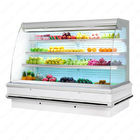 Centrum handlowe Cold Display Showcase Display Cooler Dynamiczne chłodzenie 4 szt.Regulowane na napoje / butelki / nabiał / vegeta