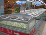 Duże centrum handlowe Supermarket Island Freezer Remote Cooling System Combine Type