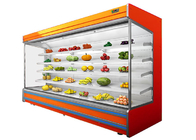 Supermarket Napoje Chłodnica Wyświetlacz handlowy Zamrażarka Owoce Warzywa wielopokładowy otwarty Chiller CE