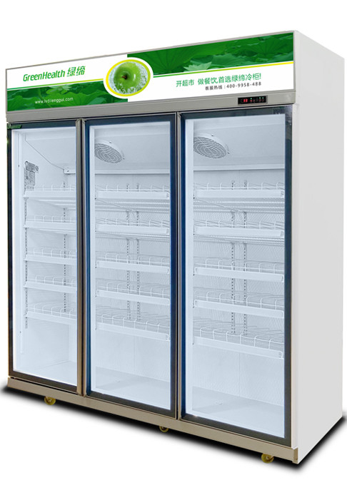 Auto Rebound Door 5 Layers Commercial Lodówka Supermarket Chłodziarka do napojów
