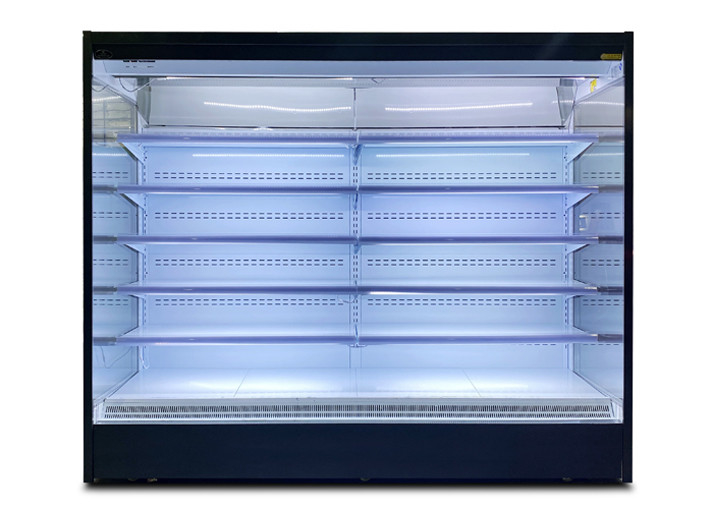 1000L Komercyjny otwarty agregat chłodniczy do warzyw Prostokątny czarny