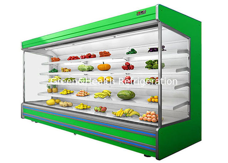 Chłodziarka warzywna na świeżym powietrzu Multideck Juice Fruit Mall Lodówka