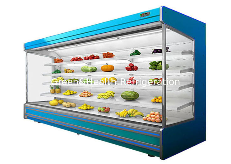 Chłodziarka warzywna na świeżym powietrzu Multideck Juice Fruit Mall Lodówka