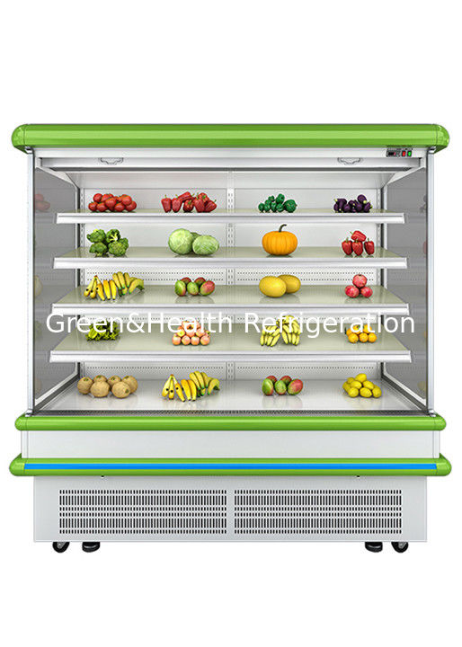 2.5m Supermarket Multi Deck Open Chiller z dynamicznym chłodzeniem wentylatorem i automatycznym odmrażaniem dla lodówki z wyświetlaczem ściennym
