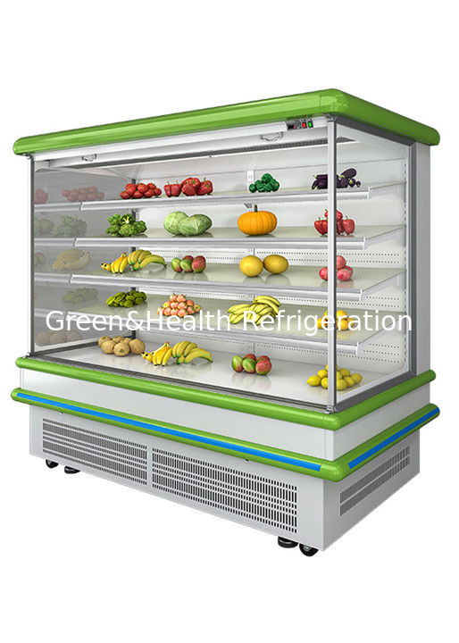 2.5m Supermarket Multi Deck Open Chiller z dynamicznym chłodzeniem wentylatorem i automatycznym odmrażaniem dla lodówki z wyświetlaczem ściennym