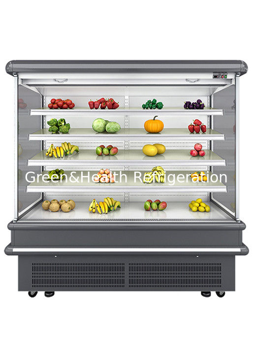 2.5m Supermarket Multi Deck Open Chiller z dynamicznym chłodzeniem wentylatorem i automatycznym odmrażaniem dla lodówki z wyświetlaczem ściennym