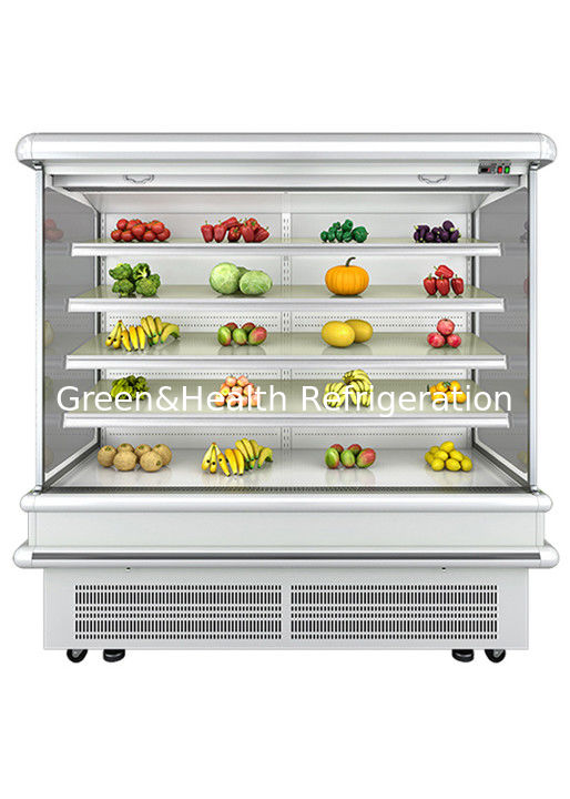 2.5m Supermarket Multi Deck Open Chiller z dynamicznym chłodzeniem wentylatorem i automatycznym odmrażaniem dla lodówki z wyświetlaczem ściennym