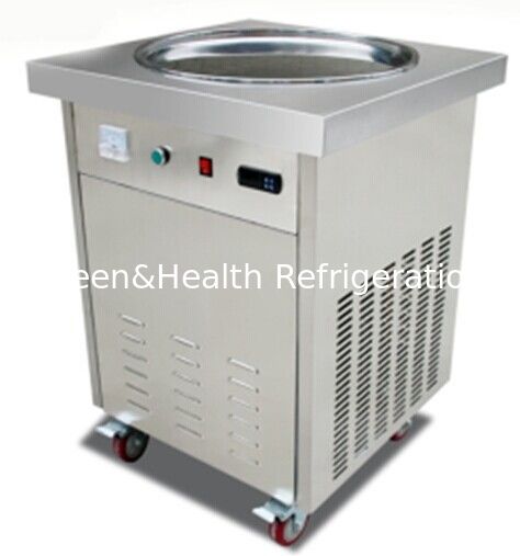 1.5kw Szybka maszyna do lodów smażonych z funkcją szybkiego mrożenia i konstrukcją ze stali nierdzewnej 201