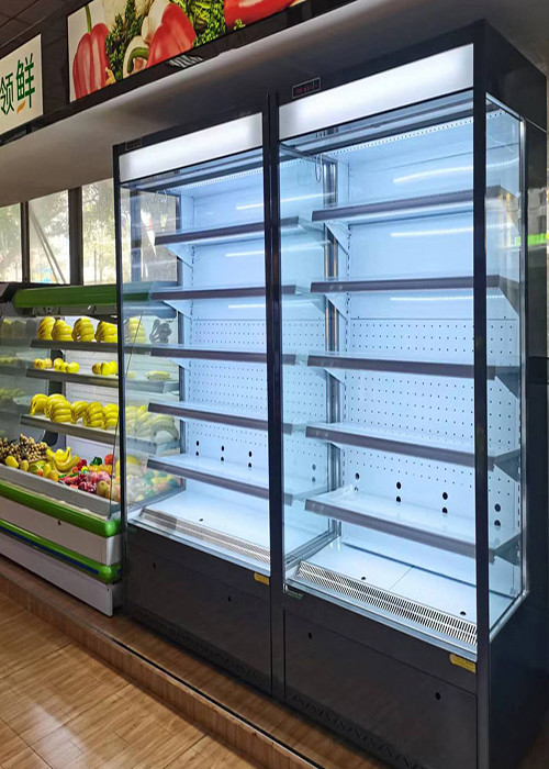 1,25 m Mini zintegrowany agregat chłodniczy typu otwartego do supermarketu