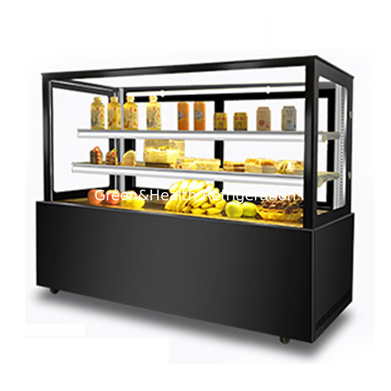 LED Light Piekarnia szafa Chiller z wyświetlaczem ciasta z łatwym ruchem koła