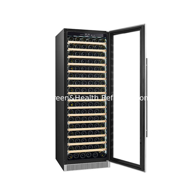 Certyfikat ETL Dostosowalny 185 butelek 445L Chłodziarz do wyświetlania wina z 110V 220V 50HZ 60HZ