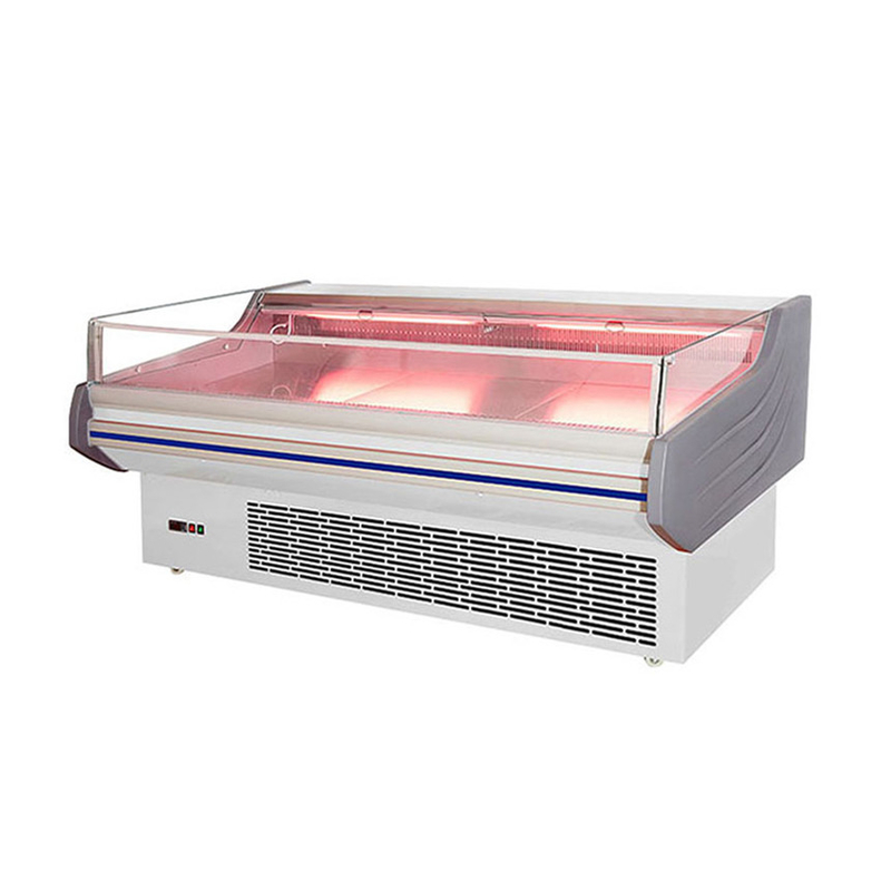 LED Light Meat Display Zamrażarka ze stali nierdzewnej Wnętrze Automatyczne odmrażanie -2~8 C