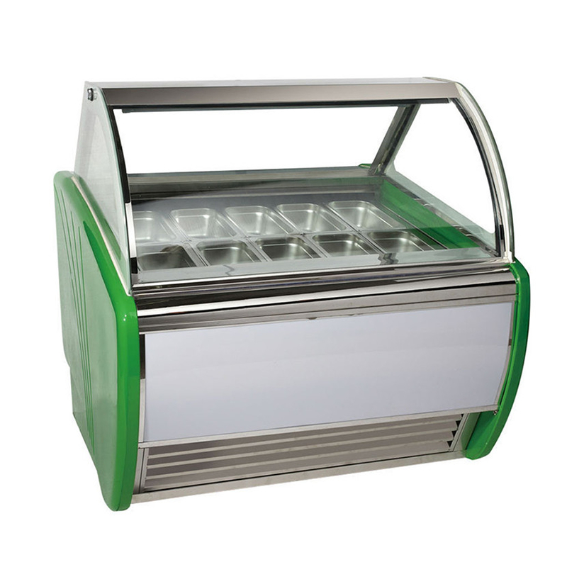 Witryna Green Health 12 Pan Ice Cream Freezer - sklep z przekąskami CE Rohs