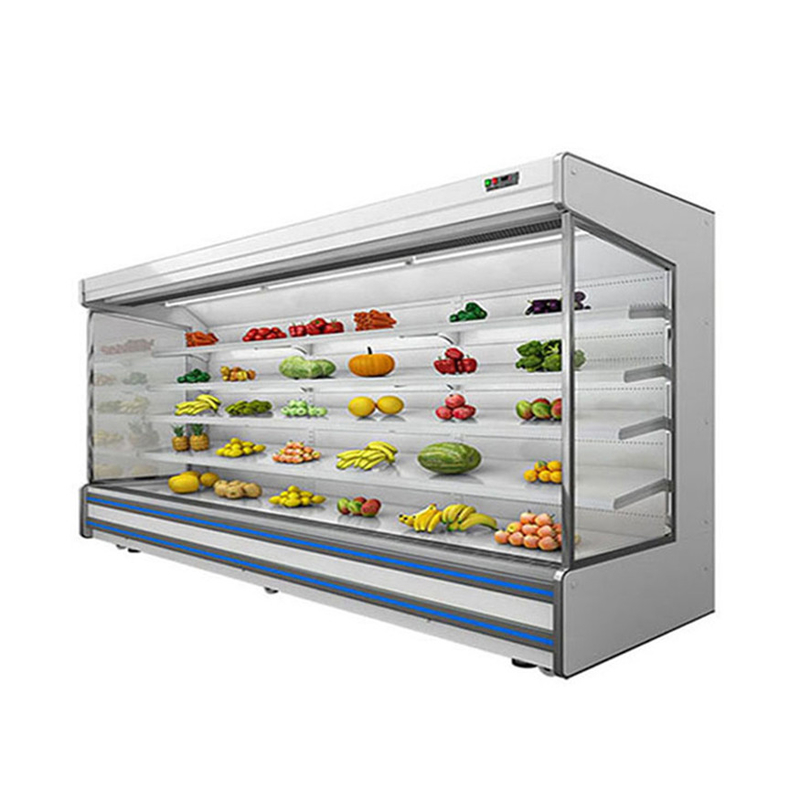 Chiller z wielopokładowym wyświetlaczem LED z czterema półkami i pięcioma wyświetlaczami o temperaturze 2-8.C