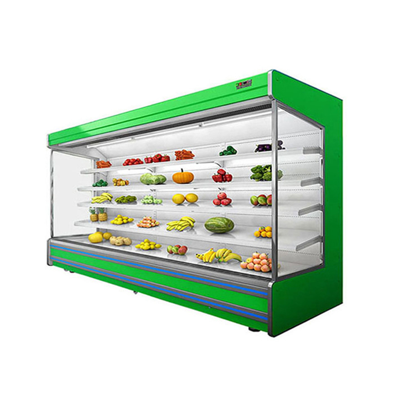 Chiller z wielopokładowym wyświetlaczem LED z czterema półkami i pięcioma wyświetlaczami o temperaturze 2-8.C