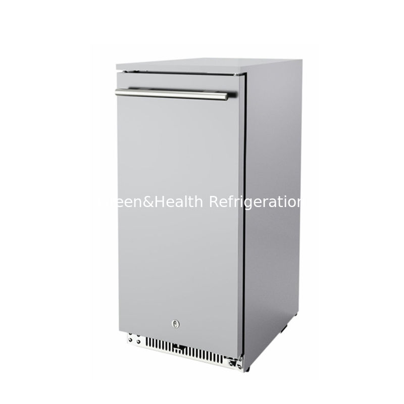 Świadectwo ETL 150L 168Kans Stal nierdzewna Solid Door Outdoor Beverage Refrigerator