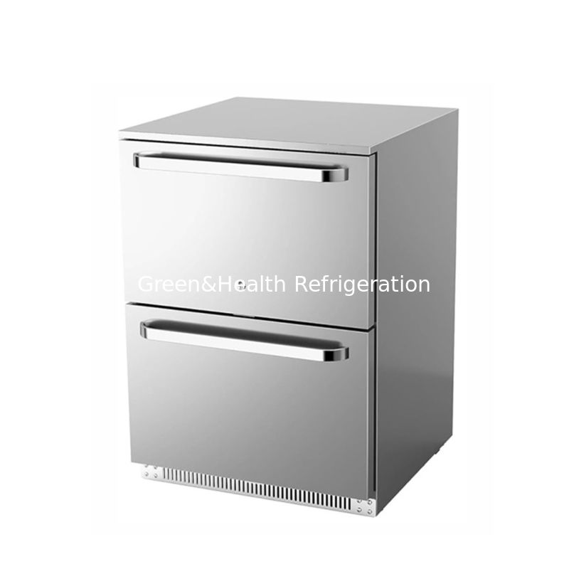 Świadectwo ETL 150L 168Kans Stal nierdzewna Solid Door Outdoor Beverage Refrigerator