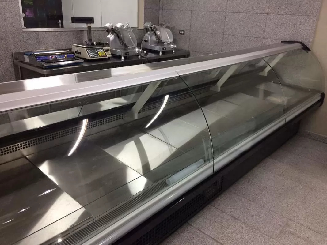 System z wtyczką wyświetlacz Deli lodówka wyświetlacz mięsa chłodnia Case For Shop
