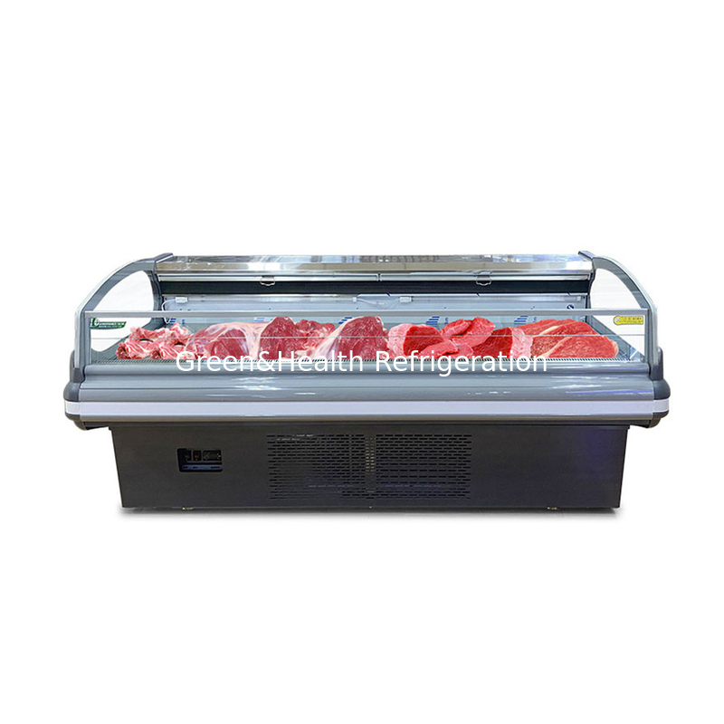 Lodówki do przechowywania mięsa w sklepach mięsnych / supermarketach z lampami LED do przechowywania świeżego mięsa