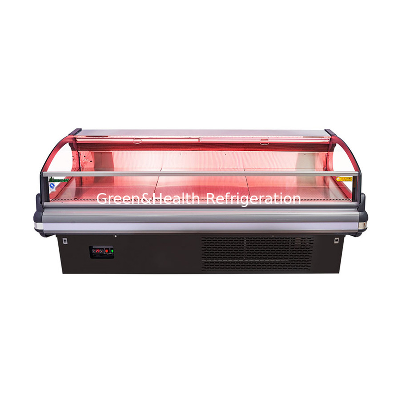 Lodówki do przechowywania mięsa w sklepach mięsnych / supermarketach z lampami LED do przechowywania świeżego mięsa