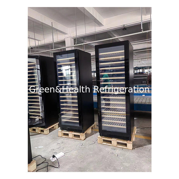 Certyfikat ETL 326 jednostek wyposażonych w dwoje szklanych drzwi Trzy chłodziarki do wina o niezależnej temperaturze