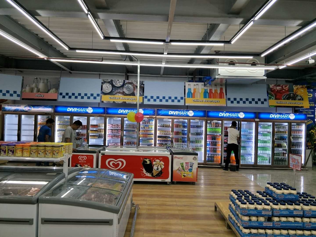 Komercyjny lodówka na napoje szkłowy wyświetlacz drzwi lodówka na bar, napoje lodówka sprzedawcy