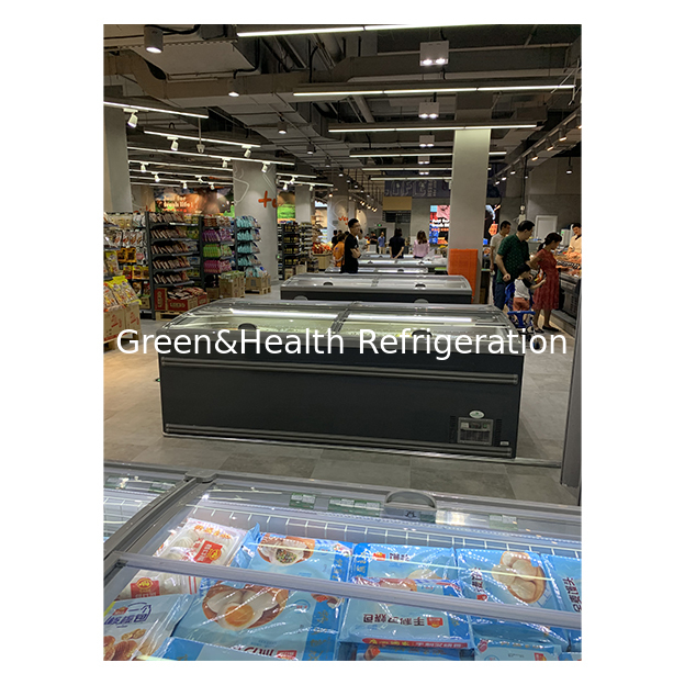 Komercyjny supermarket Wielkie mięskowalki Mrożone produkty Przechowywanie lodówki lodówki lodówki lodówki