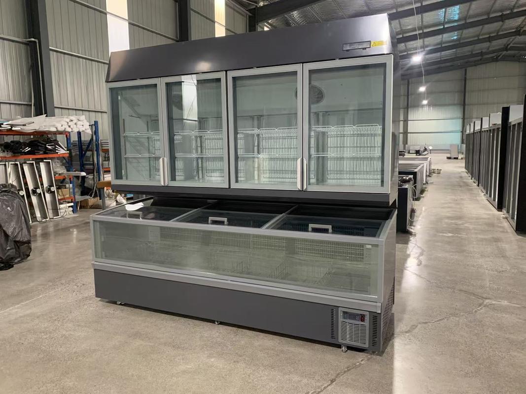 Zamrażarka połączona z automatycznym rozmrażaniem, pionowa i pozioma, z zakresem temperatur od -16°C do -22°C