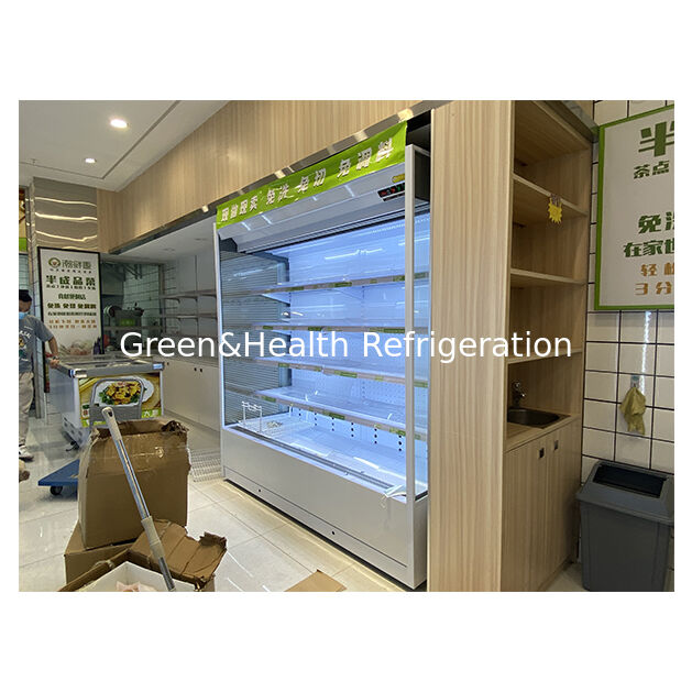 Bezpośrednio z fabryki Supermarket Wysokiej jakości Przechowywanie Żywności Chłodzenie Zamrażarka Otwarta
