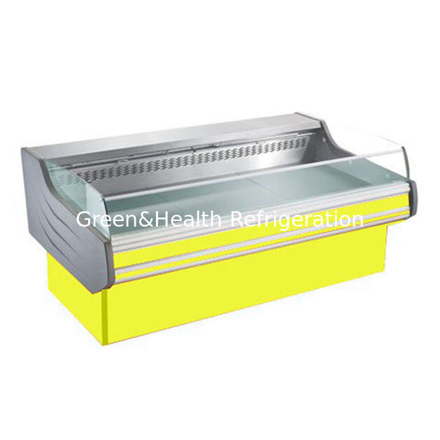 Chłodziarka ekspozycyjna do mięsa ze stali nierdzewnej z automatycznym rozmrażaniem i oświetleniem LED do ekspozycji świeżego mięsa