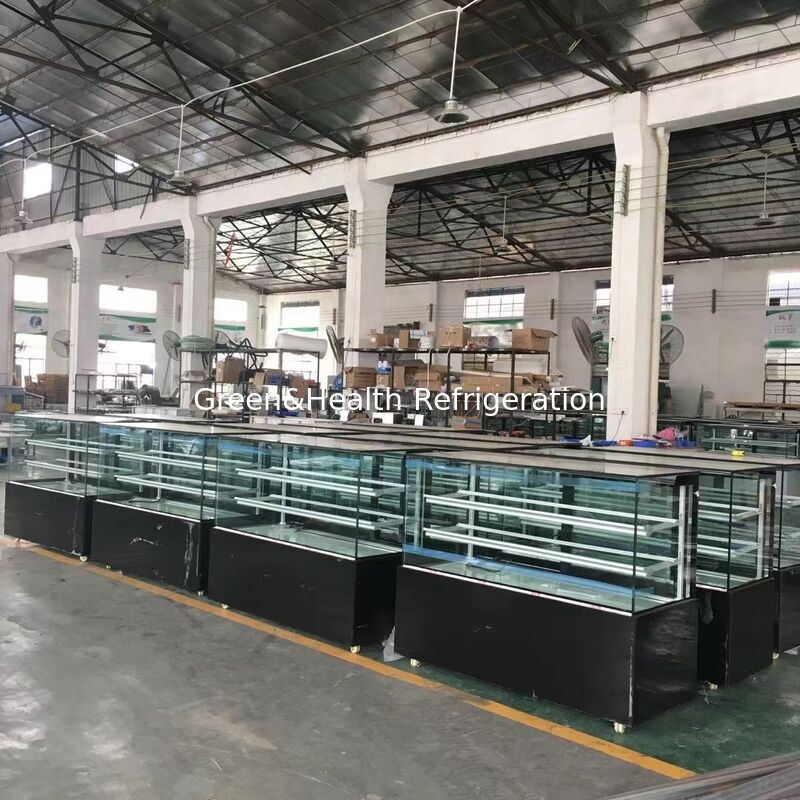 Commercial Stainless Steel Cake Display Freezer with 3 Layers and Digital Thermostat for Pastry Refrigeration