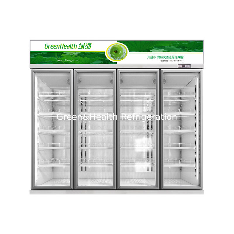 GreenHealth LG-1000W 3-drzwiowa komercyjna lodówka na napoje bezalkoholowe, 0 ̊10°C