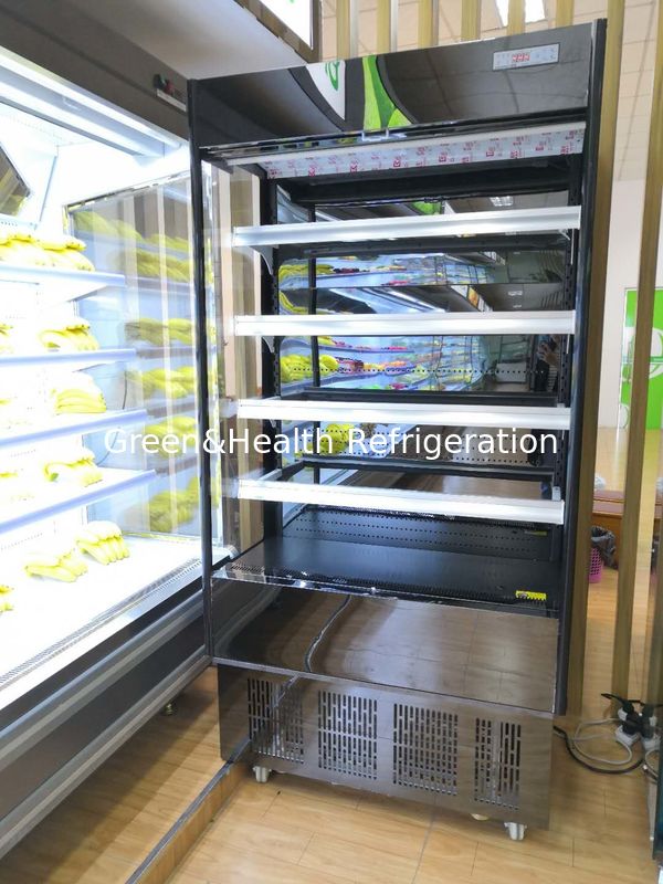 780W Multideck Otwarty 1,25m Wielopoziomowa Lodówka Wystawowa na Napoje i Żywność do Sklepu/Kawiarni