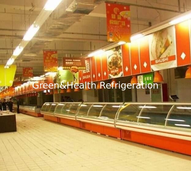 Wyświetlacz lodówki Deli ze stali nierdzewnej Custom For Supermarket