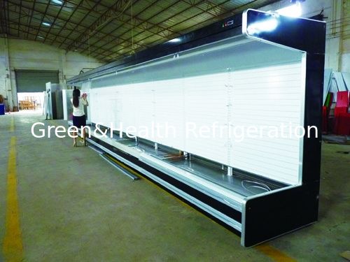 Fan Cooling Vegetable Fruit Multideck Open Chiller do supermarketów 220V 50HZ