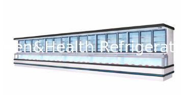 Chłodziarko-zamrażarka z funkcją rozmrażania automatycznego, kompresorem Danfoss i oświetleniem LED do ekspozycji warzyw w restauracji