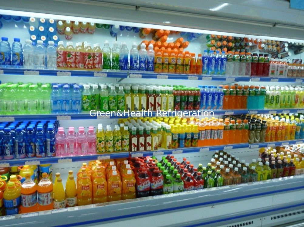 Dynamiczny wentylator / parownik otwarty Multideck Open Chiller 3000 * 900 * 1980 z cyfrowym termostatem Temp