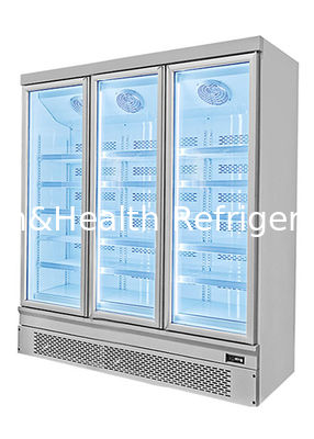 Energooszczędna pionowa prezentacja żywności w supermarkecie Prezentacja zamrażarki dla hotelu Mall